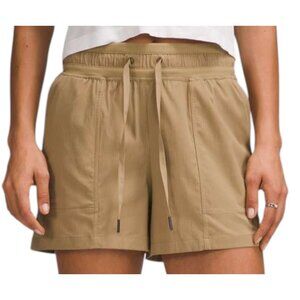 Lululemon Dance Studio High-Rise Shorts Filbert Tan Size 0